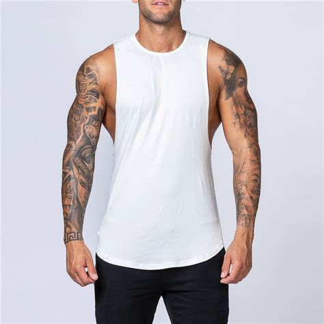 Fitness Singlets Sleeveless Workout Tank Top Men Gym Clothing