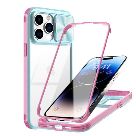 Elegant Choise Full Coverage Phone Case For Iphone 1414 Plus14 Pro14 Pro Max With Slide