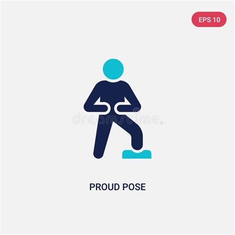 Proud Pose Vector Icon Isolated On Transparent Background Proud Stock