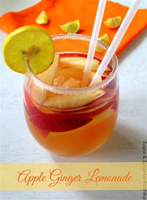 Apple Ginger Lemonade Recipe Ginger Lemonade Lemonade Recipes