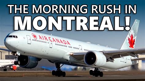 Morning Rush At Yul Montreal Plane Spotting 4k Youtube