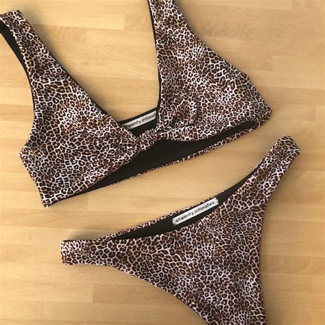 Leopard Print Thong Fashion Underwear