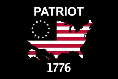 Patriot 1776 Flag Design Graphic By Teestore · Creative Fabrica