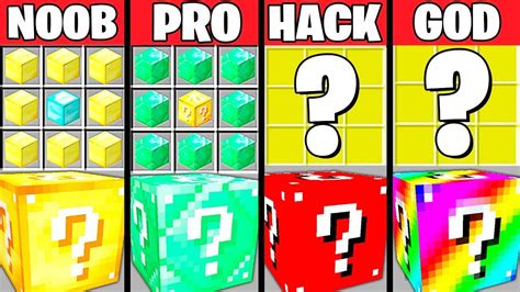 Minecraft Battle Trolling Lucky Block Crafting Challenge Noob Vs Pro