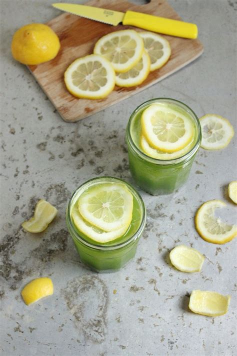 Boozy Green Lemonade Happy First Blogiversary To Me