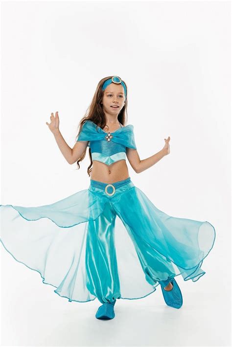 Girl Princess Jasmine Costume Kids Belly Dance Costume Child Etsy