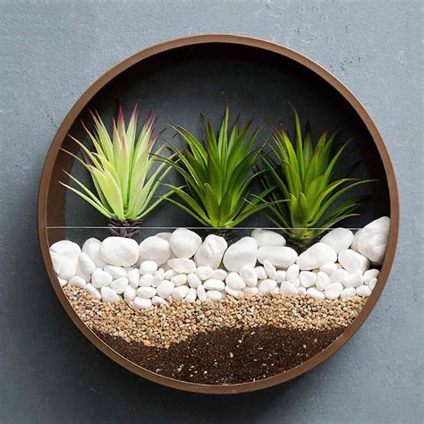 Hanging Round Wall Planter Indoor Round Planter Wall Hanging Etsy In