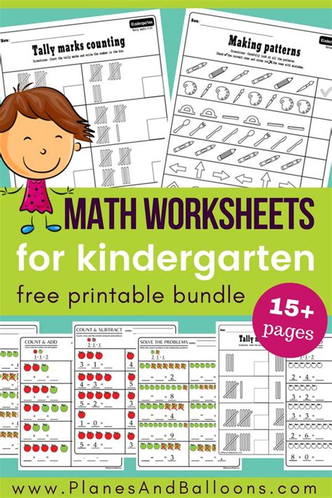 Free printable math's worksheets ks1 | free printable math worksheets, printable math worksheets. 15+ Kindergarten math worksheets pdf files to download for ...