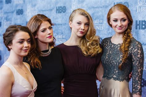 Sophie Turner Women Actress Redhead Natalie Dormer Maisie Williams