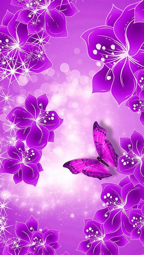 Purple And Black Butterfly Wallpapers