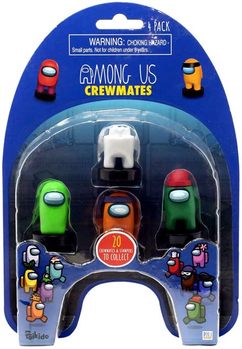 Among Us Crewmate Figurine Stampers 3 Pack Blister Ca
