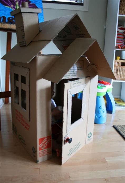 20 Fun Cardboard Box House Ideas