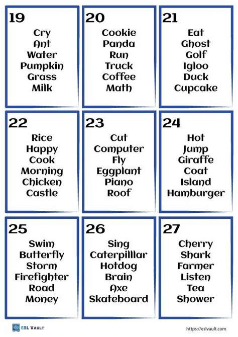 Free Printable Pictionary Cards Pdf Calendar Printable Hot Sex Picture