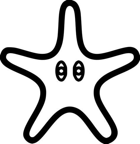 Starfish Svg Png Icon Free Download (#499499) - OnlineWebFonts.COM