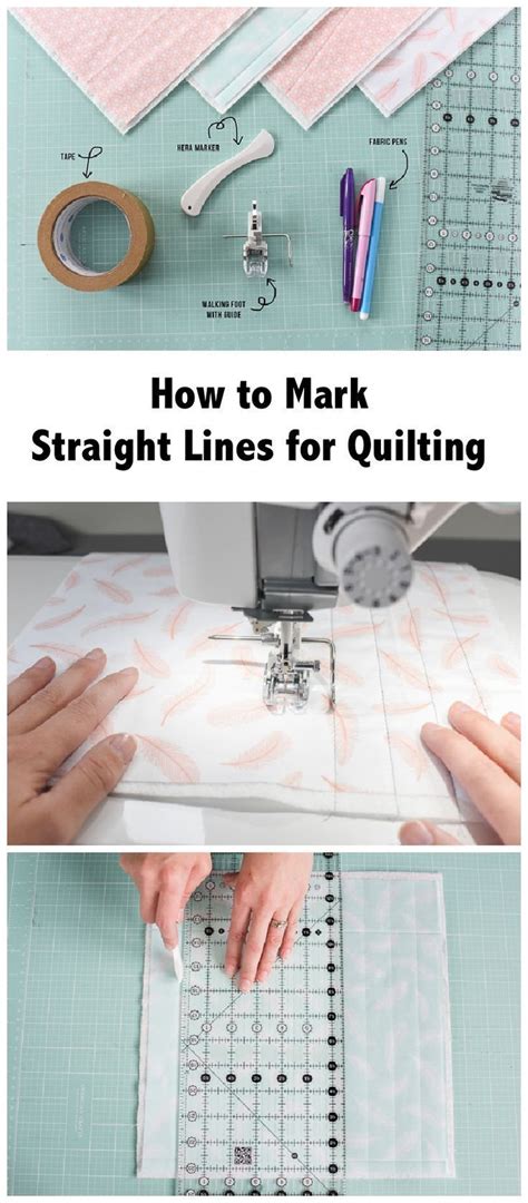 How To Mark Straight Lines For Quilting If Stitching Straight Lines On