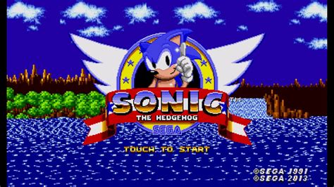 Title Screen Sonic 1 Enhanced Youtube