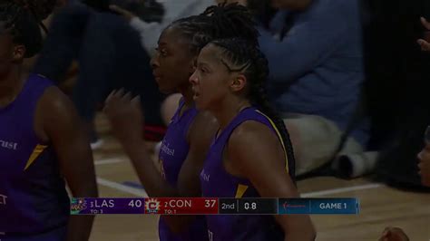 Candace Parker And Nneka Ogwumike Double Doubles Vs Connecticut Sun