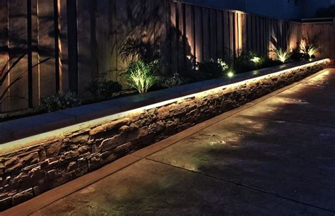 Rgbw Led Strip Landscaping Lights Contemporary Garden Seattle