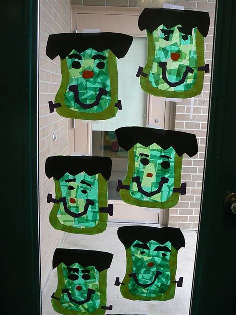 They're sure to provide your child with hours of entertainment (and learning!). Frankenstein sun catchers! Halloween art projects for kids ...