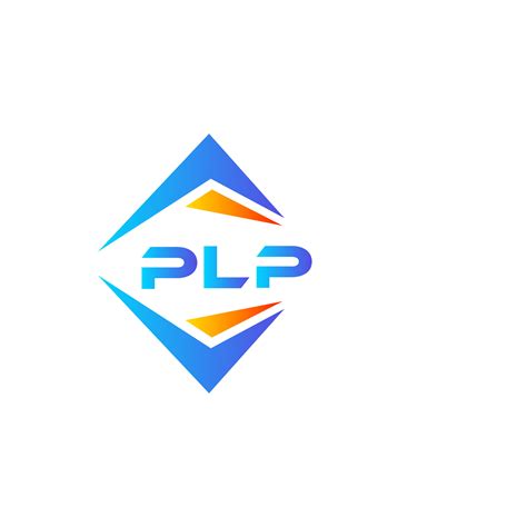 PLP Abstract Technology Logo Design On White Background PLP Creative Initials Letter Logo