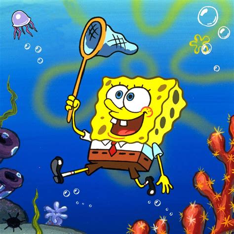 Spongebob Jellyfishing Spongebob Squarepants Photo 43381957 Fanpop