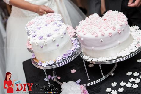 Pastel Flowers Wedding Cake Lolas Diy Party Tips