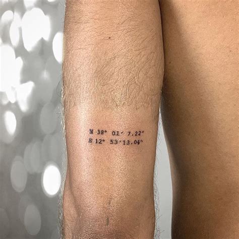 Amazing Coordinate Tattoo Designs You Need To See Coordinates