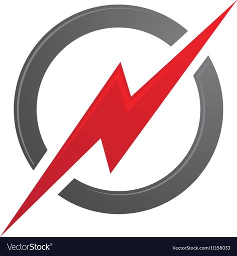 Power Logo Template Royalty Free Vector Image Vectorstock