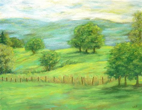 English Countryside Painting By Rebecca Prough Pixels