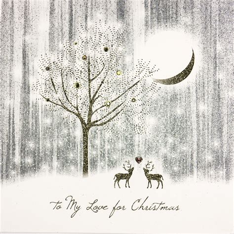 To My Love For Christmas Handmade Christmas Card Tcf Tilt Art