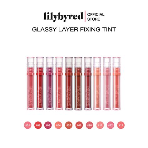 [sale] lilybyred glassy layer fixing tint 3 8 g ลิปทิ้นท์ ติดทน lilybyred ลิลลี่บายเรด