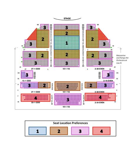 Gershwin Theatre Seating Chart Interactive Two Birds Home