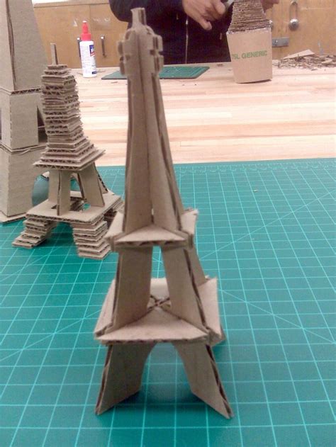 Cardboard Eiffel Tower Templates Fresh The Art Student S Blog Cardboard