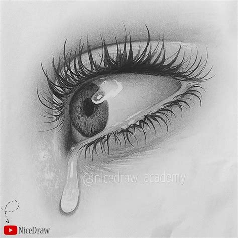 Crying Eye Drawing Eye Drawing Crying Eye Drawing Tears Art