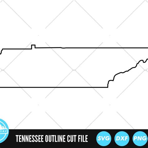 Tennessee Outline Etsy