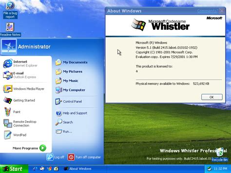 Windows Xp Build 2415 Betawiki Gambaran