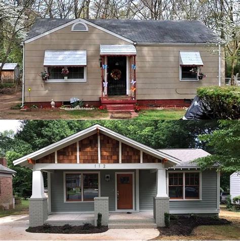 Before And After Front Porch Makeovers Beneath My Heart