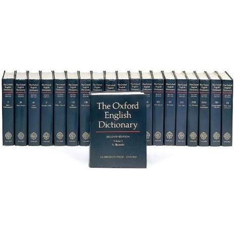 The Oxford English Dictionary 20 Volume Set 2nd Edition