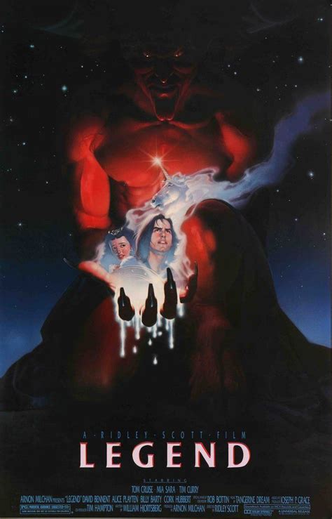 Legend 1985 Fantasy Movies Movie Posters Movie Poster Art