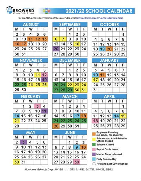 Broward County School Calendar 2022 18 2024