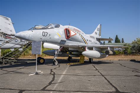 A 4e Skyhawk Pacific Coast Air Museum Navy Attack Plane