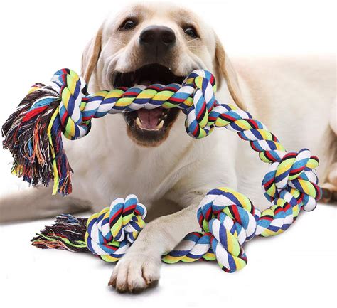 Viewlon Xl Dog Rope Toys For Strong Large Dogs Durable Dog Chew Toy 5