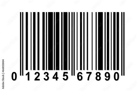 Simple Fake Barcode Stock Vector Adobe Stock