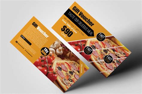 Share the gift of noodles this holiday season. Fast Food Gift Vouchers (62484) | Card Making | Design Bundles