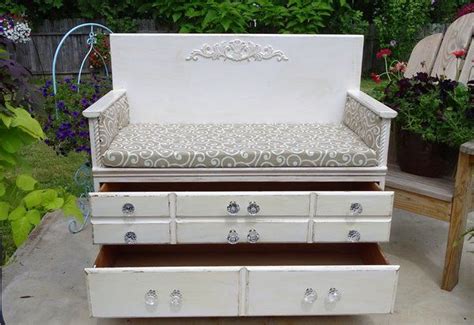 Bench Made From A Dresser Storage Bench Bench Home Decor
