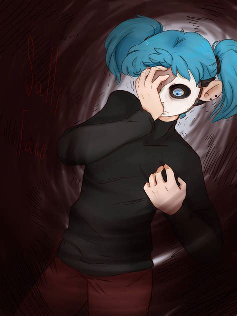 sally face by artist squared on deviantart