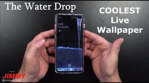 The Water Drop Live Wallpaper Best Live Wallpaper To Date Youtube