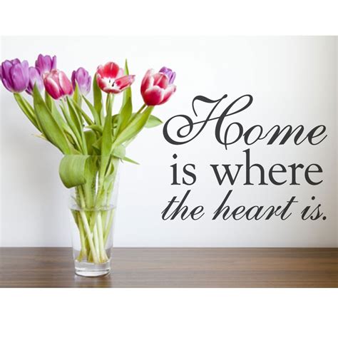 home is where your heart is quotes quotesgram