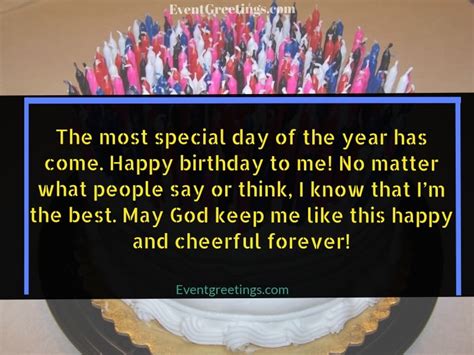 Happy Birthday To Me Quotes Birthday Wishes For Myself