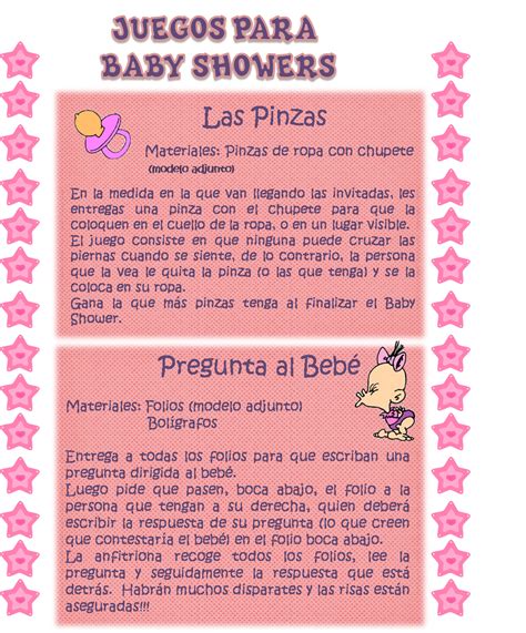 Juegos Para Baby Shower Divertidos Y Originales Imagui